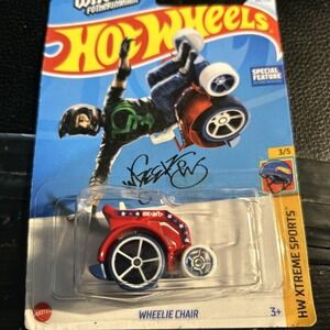 2017 Hot Wheels #64/250 HW Ride-Ons‎ Wheelie Chair Red Aaron Wheelz Fotheringham